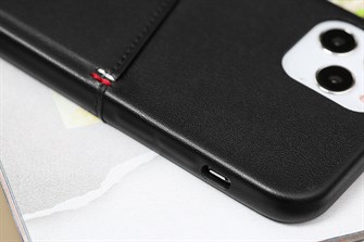 Ốp lưng iPhone 12/12 Pro Nhựa dẻo Bias PU Case COSANO Đen