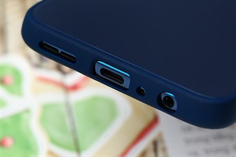 Ốp lưng OnePlus Nord N10 nhựa cứng viền dẻo Tempered Glass Silk OSMIA Navy
