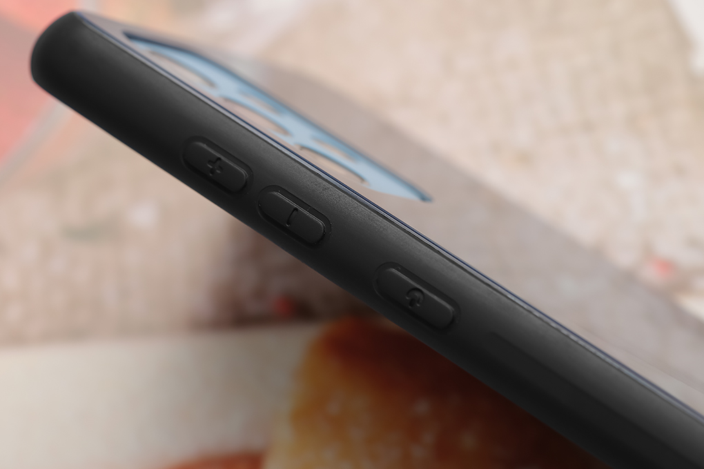 Ốp lưng Galaxy A52 nhựa cứng viền dẻo Tempered Glass CK-T001-20 OSMIA Xanh