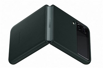 Ốp lưng Galaxy Z Flip3 5G da Samsung Xanh lá chính hãng
