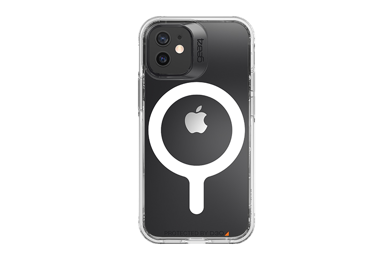 Ốp lưng Magsafe iPhone 12 Pro Max Nhựa cứng viền dẻo Apple Crystal Palace Snap GEAR4 D3O Nude