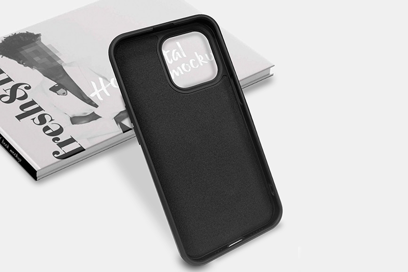 Ốp lưng iPhone 13 Pro Nhựa dẻo Back Stand TPU Case COSANO Đen