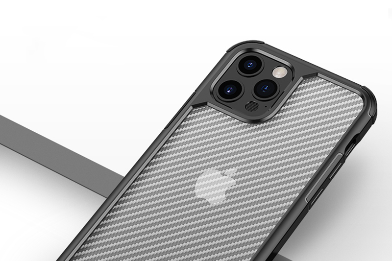 Ốp lưng iPhone 13 Pro Max Nhựa cứng viền dẻo Twill TPU PC Case COSANO Đen