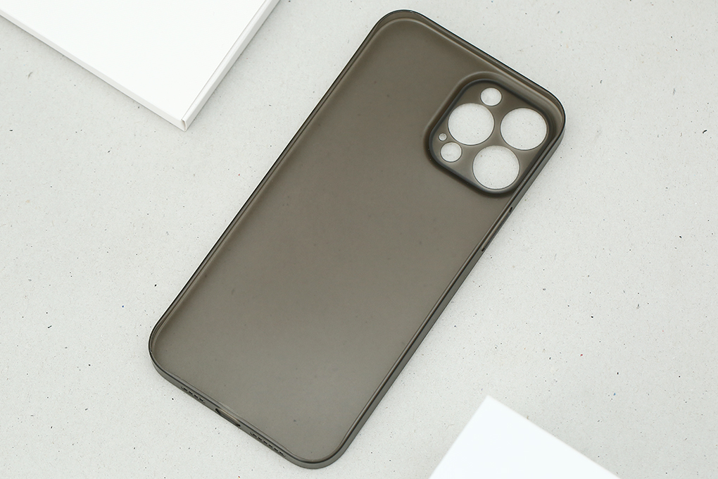Ốp lưng iPhone 13 Pro Max nhựa dẻo PP-20s OSMIA Xám