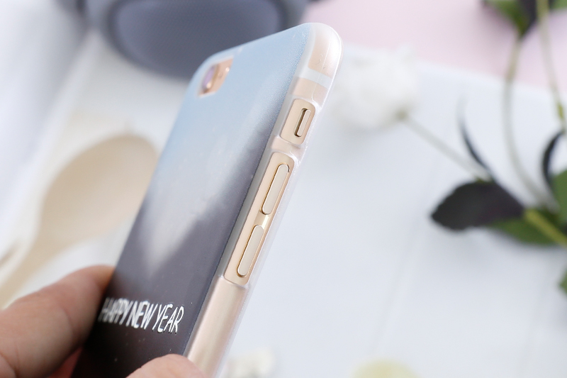 Ốp lưng iPhone 6-6S Plus Nhựa Solid in Bóng Đen