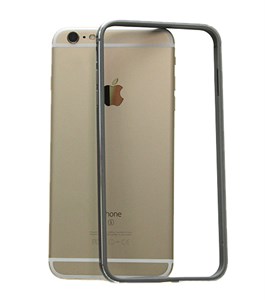 Ốp lưng iPhone 6-6S Plus Viền nhôm dẻo Devia Đen