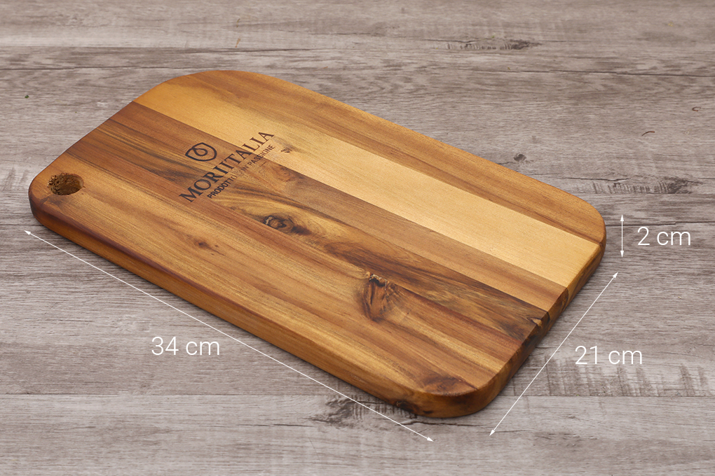 Thớt gỗ thái chữ nhật 34 x 21 cm Moriitalia THOT00008372