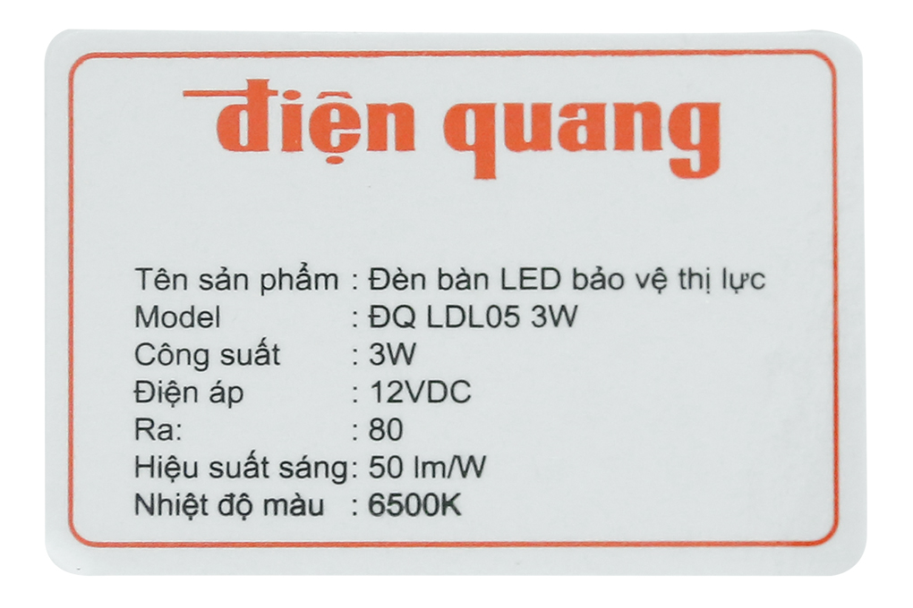 Đèn bàn học Điện Quang LDL05 3W
