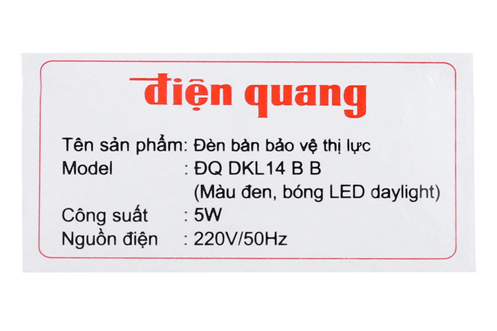 Đèn bàn học Điện Quang DKL14 B