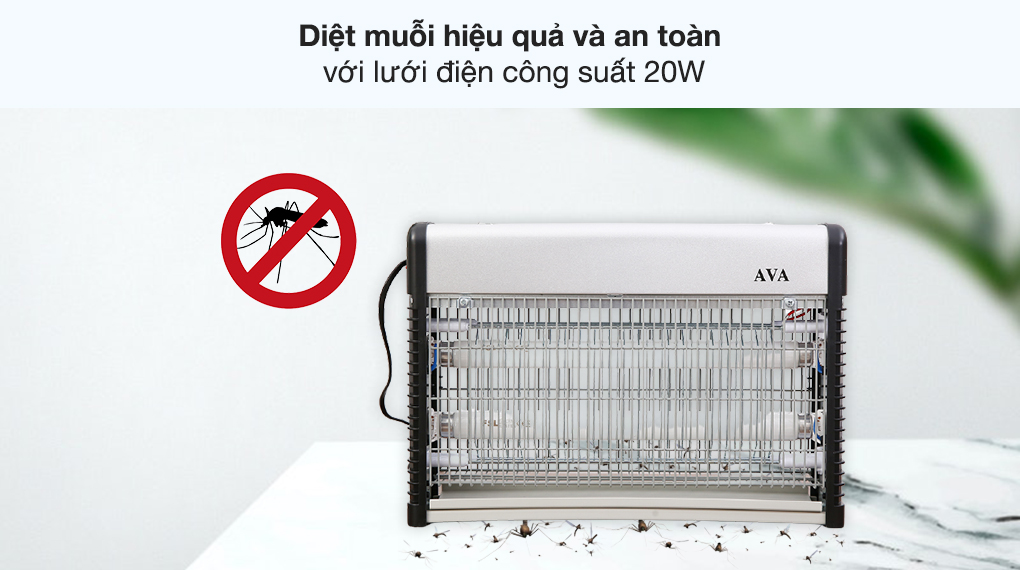 Đèn bắt muỗi AVA JB20E-2X10W