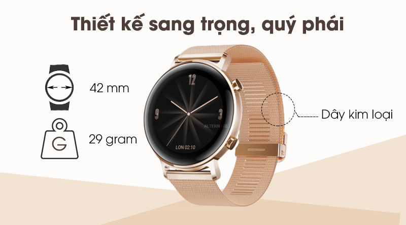 Huawei Watch GT2 42mm dây kim loại