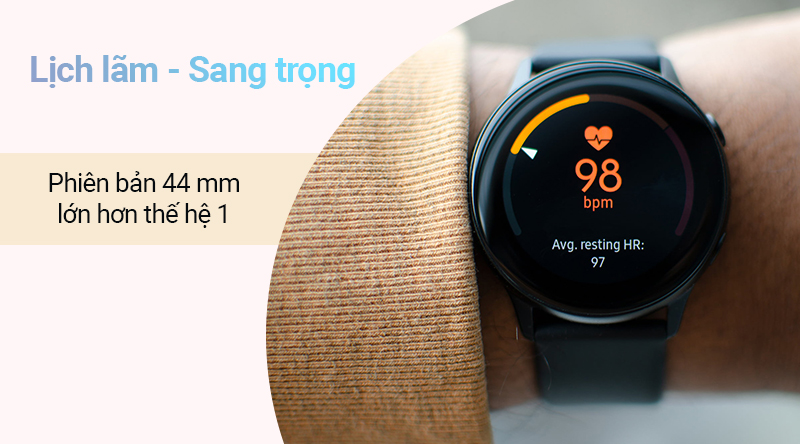 Samsung Galaxy Watch Active 2 44mm viền nhôm dây sillicone