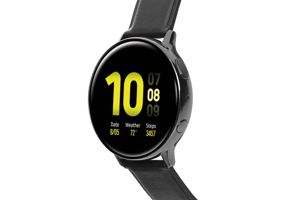 Samsung Galaxy Watch Active 2 44mm viền thép dây da