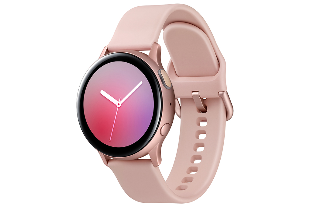 Samsung Galaxy Watch Active 2 40mm viền nhôm dây silicone hồng