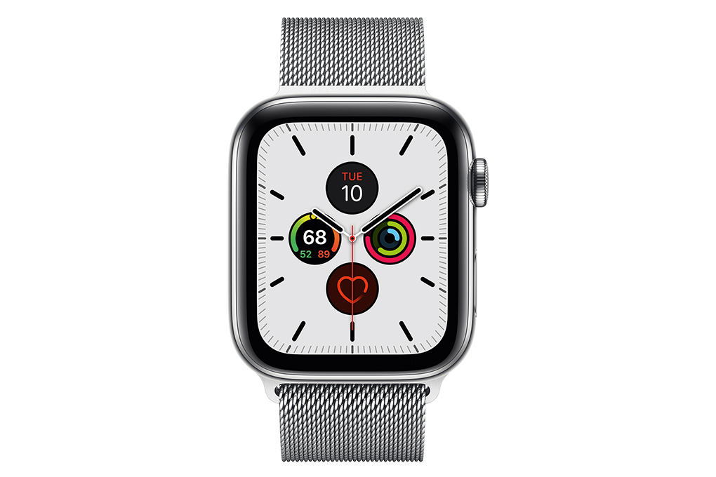 Apple Watch S5 LTE 40mm viền thép dây thép bạc