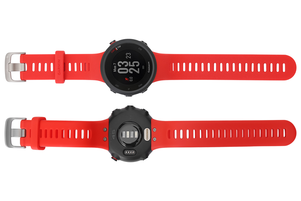 Đồng hồ thông minh Garmin Forerunner 45 dây silicone đỏ giá tốt