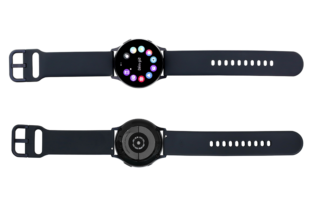 Samsung Galaxy Watch Active 2 40mm viền nhôm dây silicone đen giá tốt