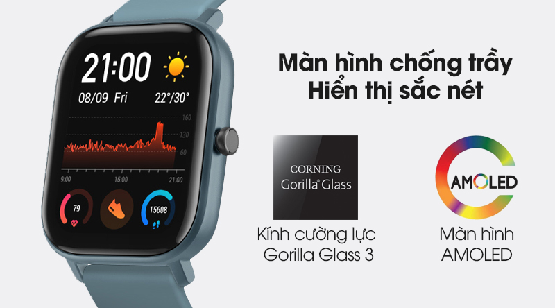 Đồng hồ thông minh Huami Amazfit GTS xanh dương