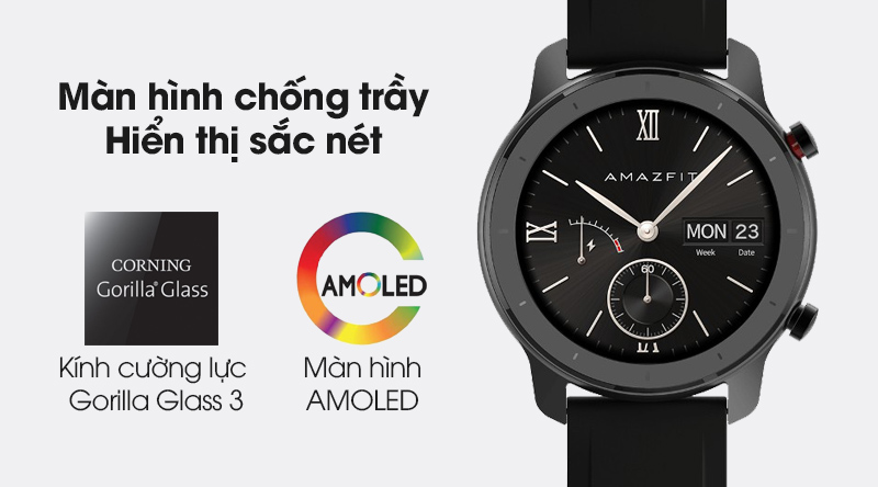 Đồng hồ thông minh Huami Amazfit GTR 42mm đen