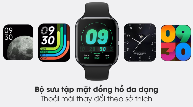 Oppo Watch 41mm dây silicone đen