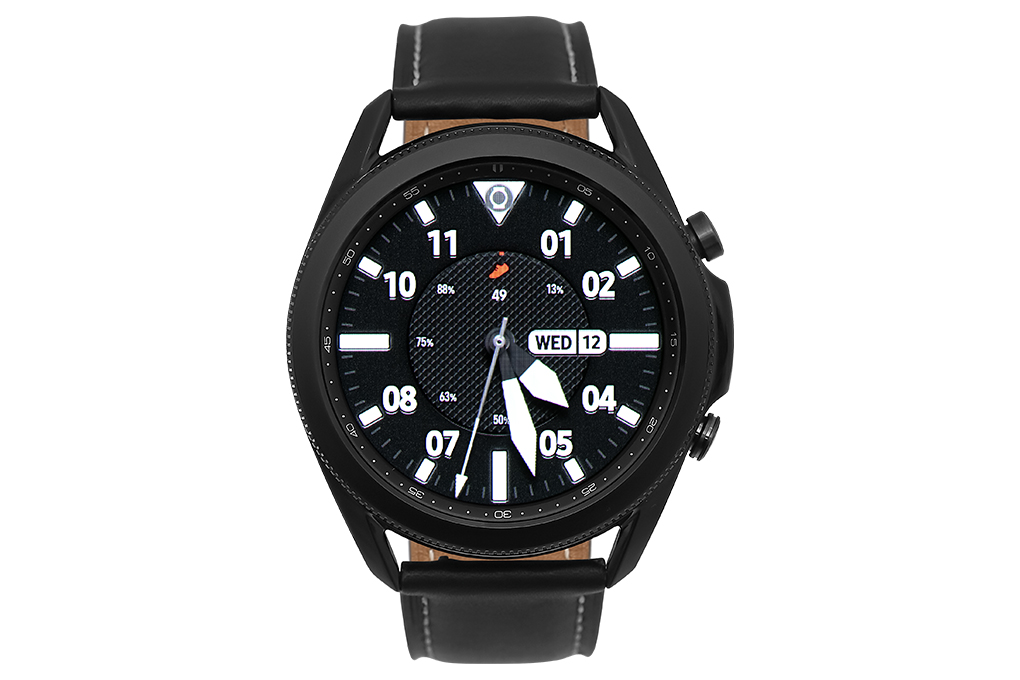 Bán samsung Galaxy Watch 3 45mm viền thép đen dây da