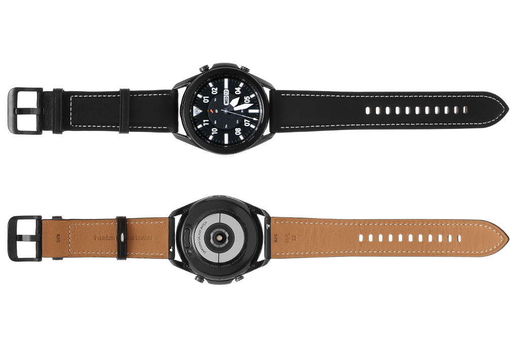 Samsung Galaxy Watch 3 45mm viền thép đen dây da chính hãng