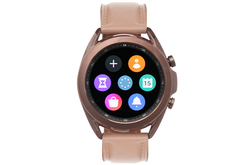 Bán samsung Galaxy Watch 3 41mm viền thép hồng dây da