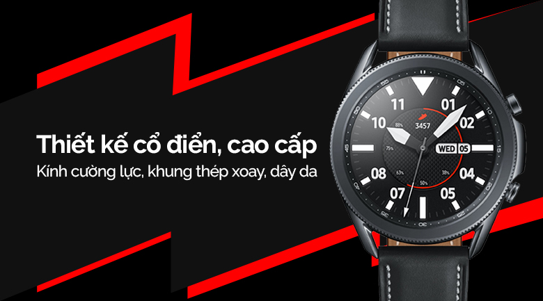 Samsung Galaxy Watch 3 LTE 41mm viền thép dây da