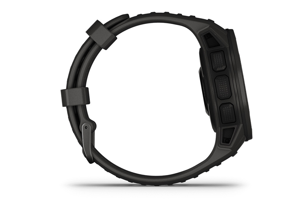 Đồng hồ thông minh Garmin Instinct Solar dây silicone đen