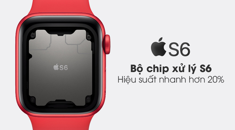 Apple Watch S6 LTE 40mm viền nhôm dây cao su (Product RED)