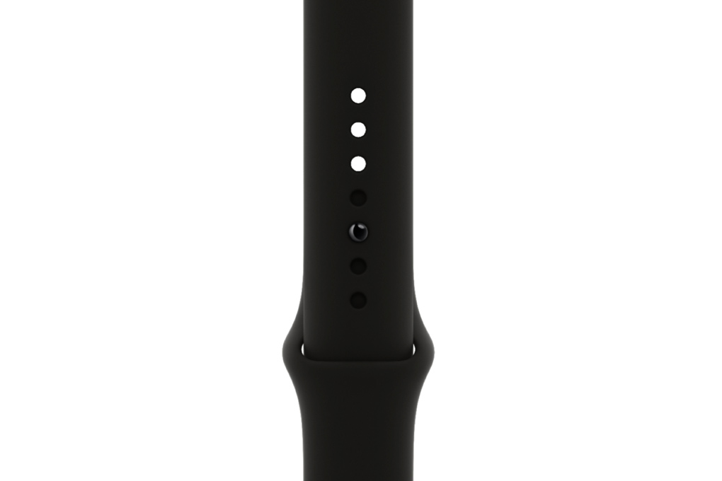 Apple Watch S6 LTE 44mm viền nhôm dây cao su đen chính hãng