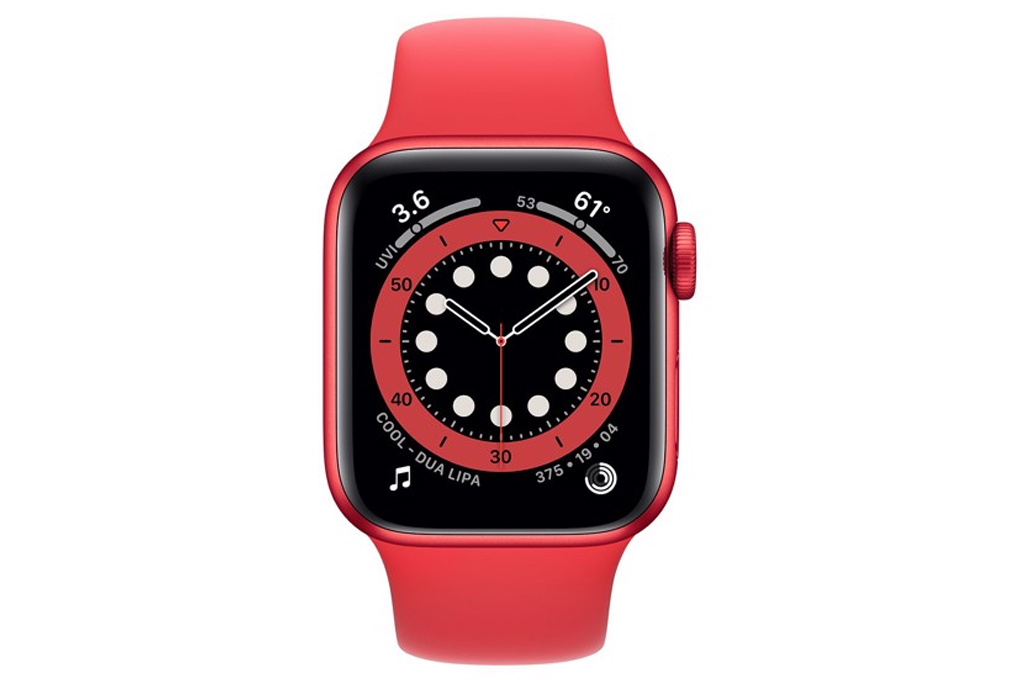 Mua apple Watch S6 44mm viền nhôm dây cao su (Product RED)