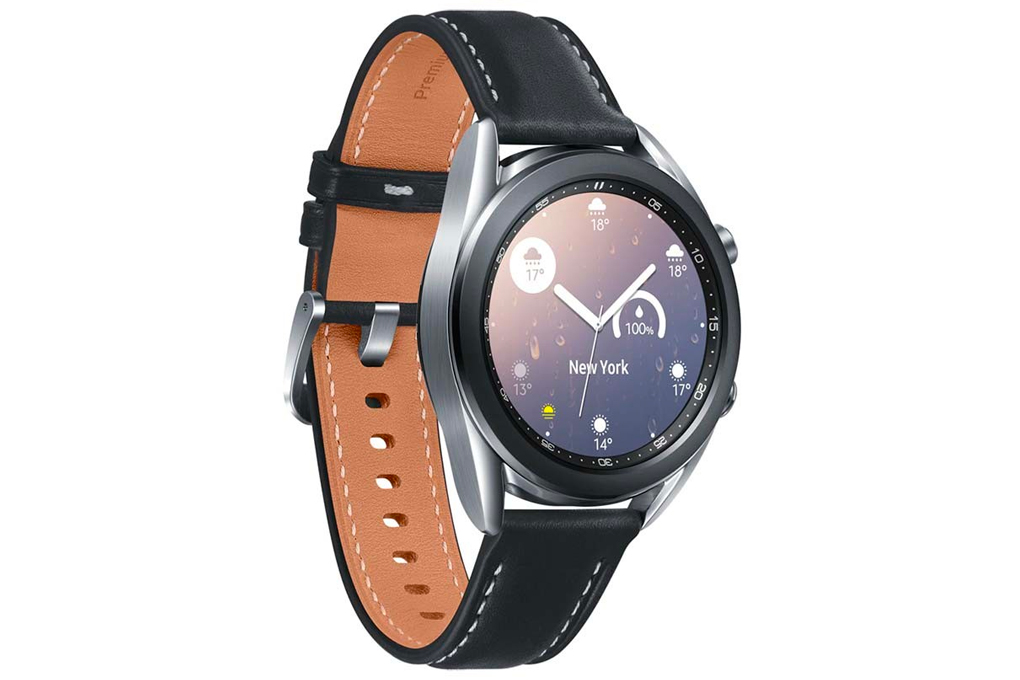 Samsung Galaxy Watch 3 41mm viền thép bạc dây da chính hãng