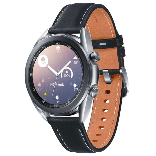 Samsung Galaxy Watch 3 41mm viền thép bạc dây da