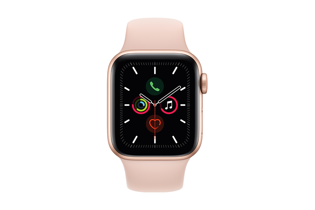 Mua apple Watch S5 44mm viền nhôm dây cao su hống
