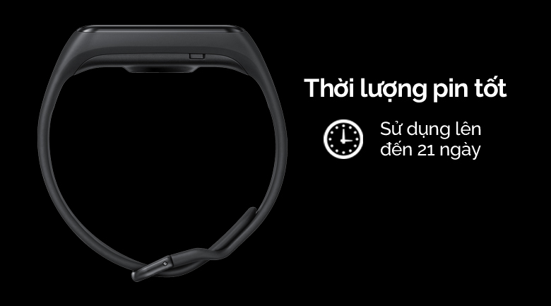 Vòng tay thông minh Samsung Galaxy Fit2 đen