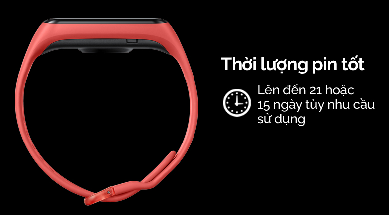 Vòng tay thông minh Samsung Galaxy Fit2 đỏ