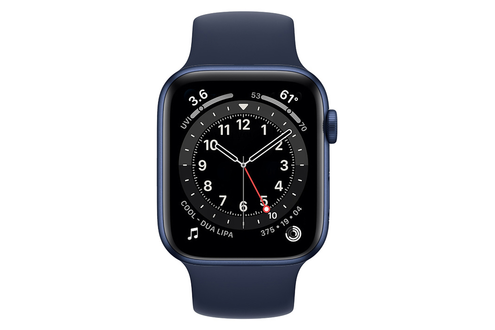 Mua apple Watch S6 LTE 44mm viền nhôm dây cao su xanh dương