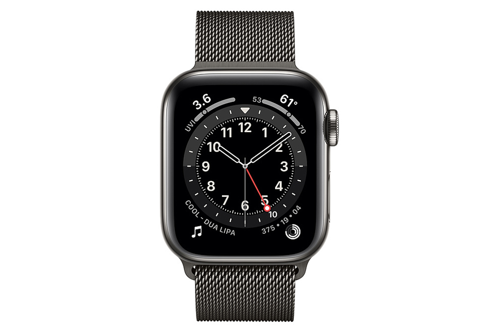 Mua apple Watch S6 LTE 40mm viền thép dây thép đen