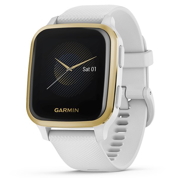 Đồng hồ thông minh Garmin Venu SQ dây silicone trắng