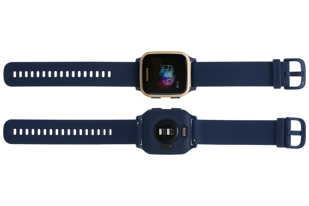 Đồng hồ thông minh Garmin Venu SQ Music dây silicone xanh dương giá tốt