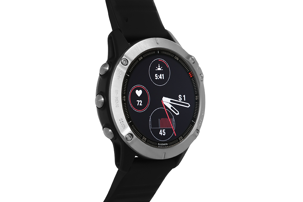 Đồng hồ thông minh Garmin Fenix 6 dây silicone đen