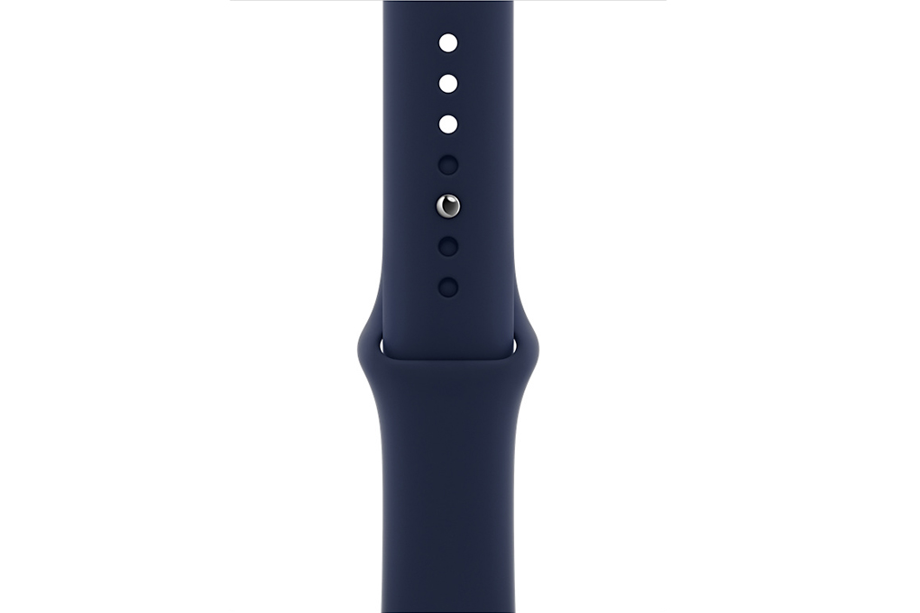 Apple Watch S6 LTE 40mm viền thép dây cao su xanh dương