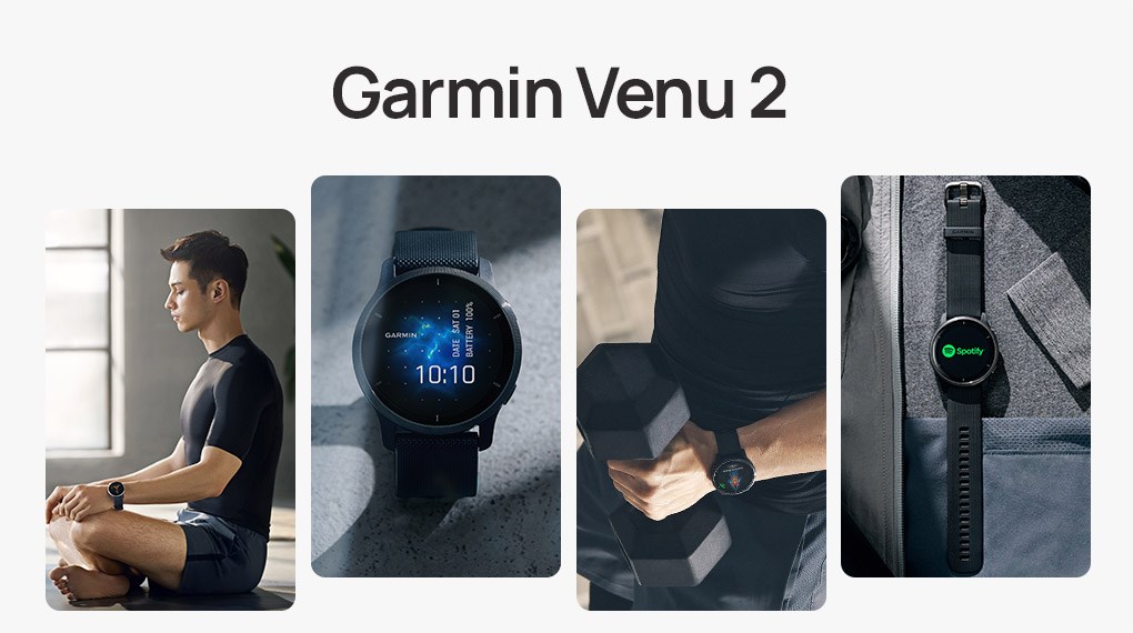Đồng hồ thông minh Garmin Venu 2 dây silicone