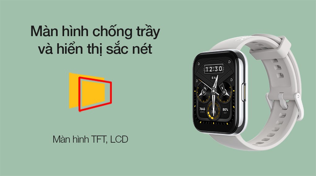 Đồng hồ thông minh Realme Watch 2 pro dây silicone bạc giá tốt
