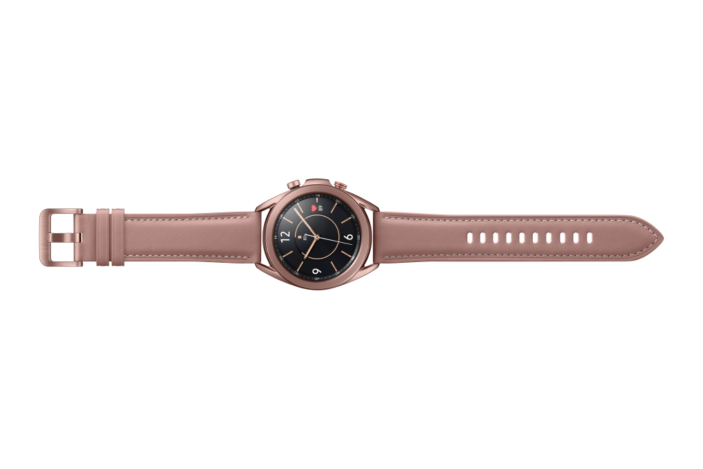 Samsung Galaxy Watch 3 41mm LTE viền thép dây da hồng