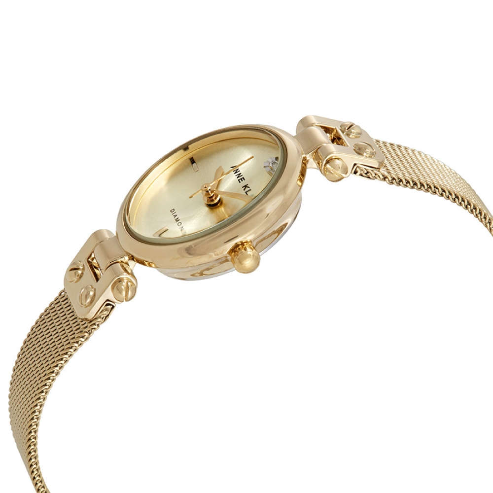 Đồng hồ Nữ Anne Klein AK/3002CHGB - Đính kim cương