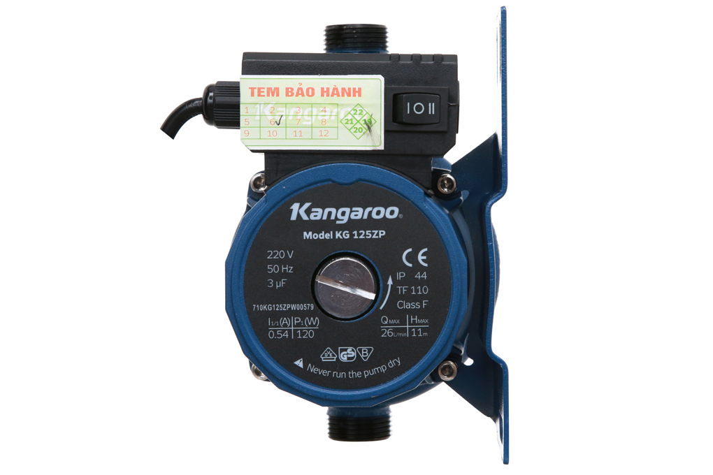 Máy bơm nước tăng áp Kangaroo KG 125ZP 120W giá tốt