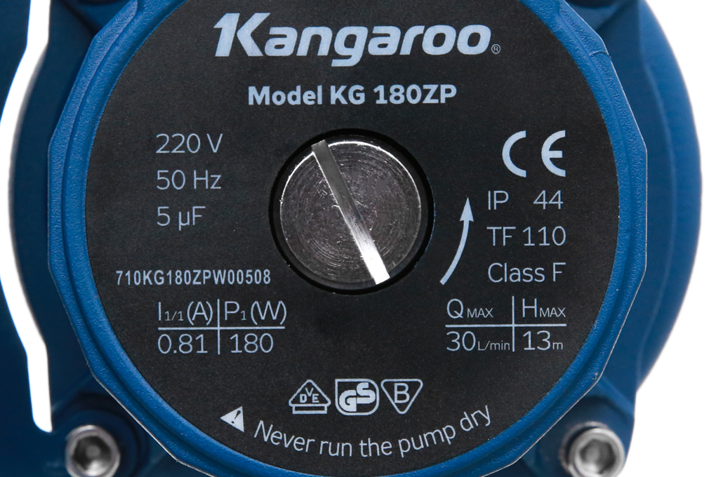 Máy bơm nước tăng áp Kangaroo KG 180ZP 180W