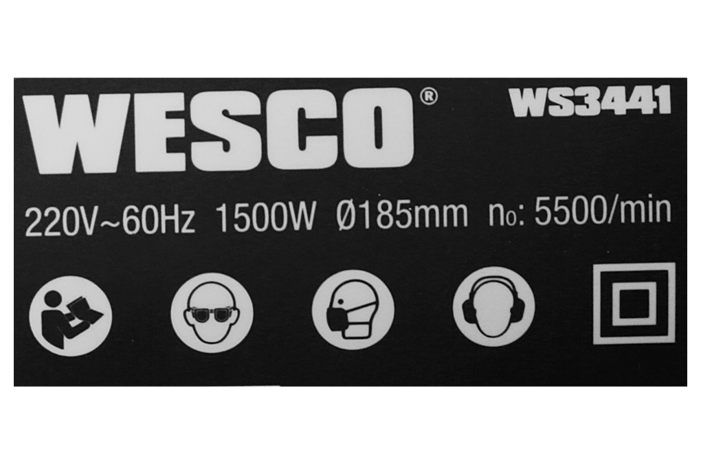 Máy cắt gỗ Wesco Ws3441 1500W